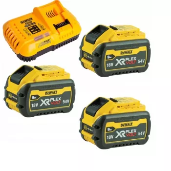 DeWalt DCB118X3 akumulatora un lādētāja komplekts — Li-Ion 9 Ah
