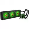 KRUX HydroX 360 ARGB AIO šķidruma procesora dzesētājs, 360 mm, melns