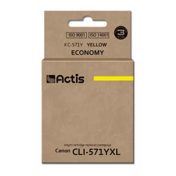 Actis KC-571Y Tinte (aizstāj Canon CLI-571Y; standarta; 12 ml; dzeltena)