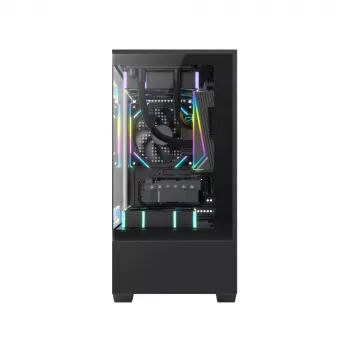 Korpuss GOLDEN TIGER Raider SL-2 Mini Tornis, micro ATX, Melns