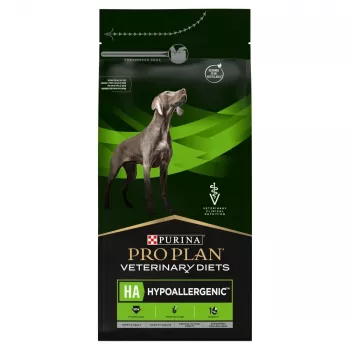 Sausā suņu barība Purina Nestlé Pro Plan Veterinary Diets Canine Hypoallergenic 1.3 kg, 21% olbaltumvielas, bezglutēna