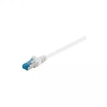 Wentronic Goobay CAT 6a Patch kabelis, S/FTP (PiMF), balts, 50 m - LSZH halogēns nesaturošs, varš (94910)