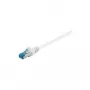 Wentronic Goobay CAT 6a Patch kabelis, S/FTP (PiMF), balts, 50 m - LSZH halogēns nesaturošs, varš (94910)