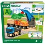 Brio World Kravas vilciena starta komplekts ar celtni