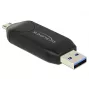 Karšu lasītājs DeLOCK 91734 USB/Micro-USB Melns