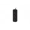 Lanberg PS0-03E-0300-BK 3m melns 3x 230V pagarinātājs ar 3 kontaktligzdām no pilna vara