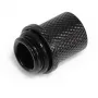 Savienotājelements Alphacool 17643 Brass Black 17mm x 17mm x 21mm