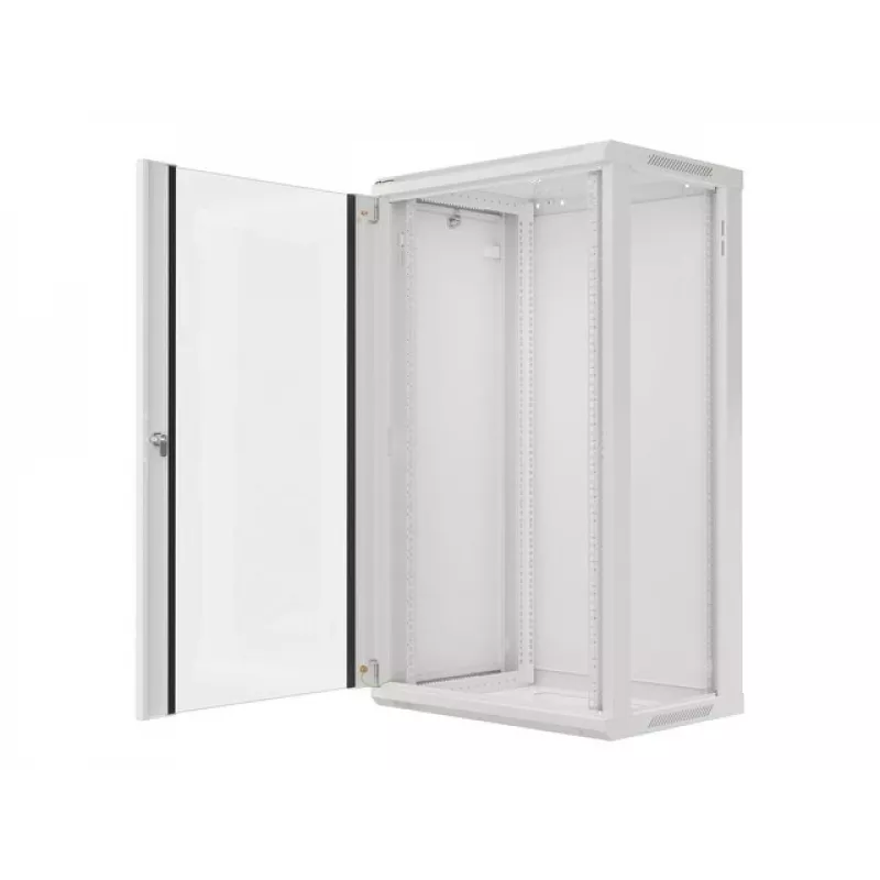 Lanberg WF01-6422-10S sienas skapis 22U 19 inch pelēks