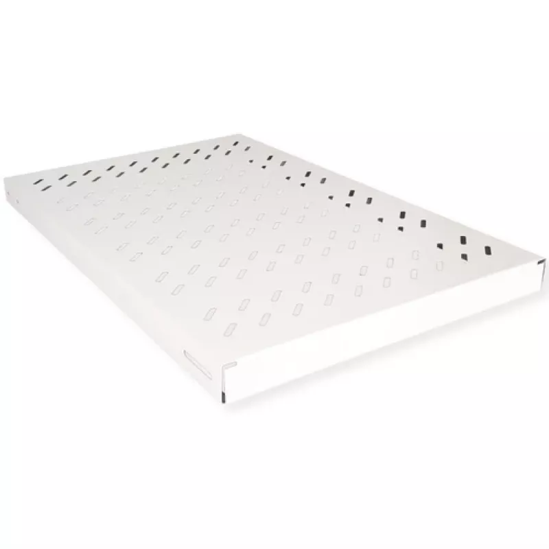 Plaukts ROLINE 1U 19 collu, 77 mm dziļums, slodze 5 kg, pelēks