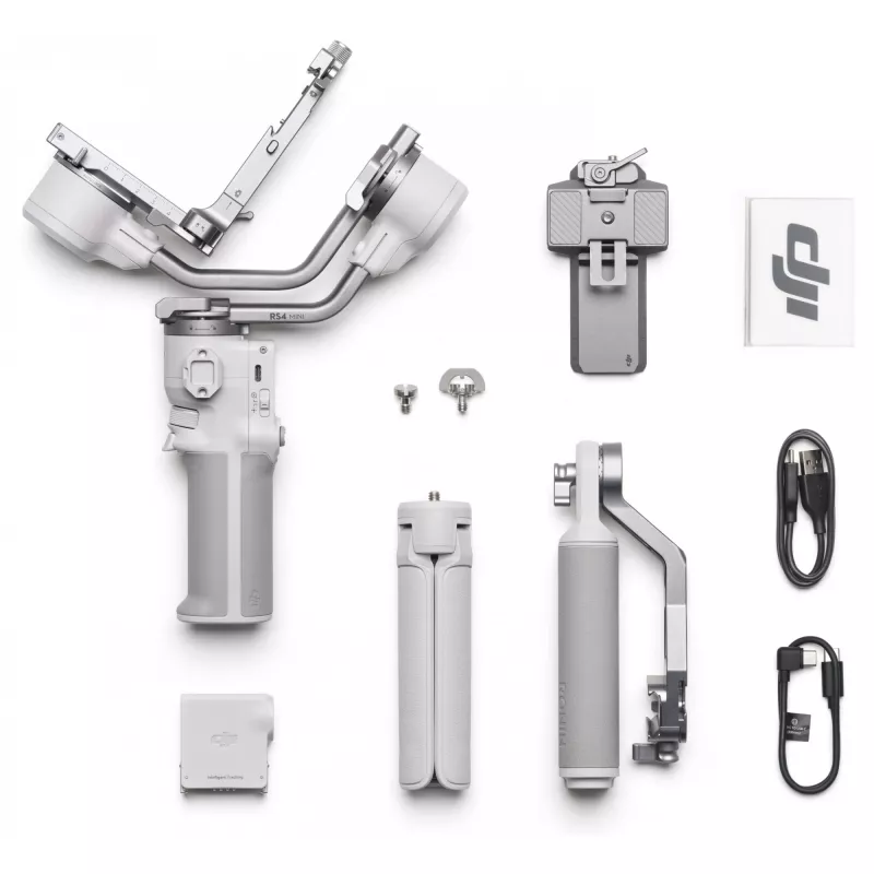 Gimbal stabilizators DJI RS 4 Mini Combo — kompakts un viegls rokas stabilizators bezspoguļa kamerām