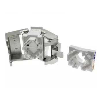 Alantec MB005-1 RJ45 Keystone savienotāja modulis, Cat.6A, STP, bez darbarīkiem, PoE+, 22-26 AWG