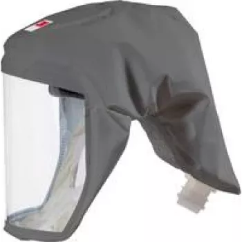 3M S-333LG Pelēks Piespiedu Gaisa Respirators — EN 12941 Apstiprināts, EN 166 Acu Aizsardzība