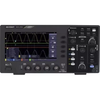 VOLTCRAFT DSO-2104 Digitālais osciloskops 100 MHz 4 kanāli 1 GSa/s 80 kpti 8 bitu digitālā atmiņa (DSO) (VC-11539895)