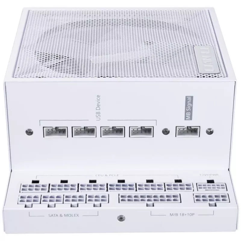 Barošanas bloks Lian Li EG0850 850 W SFX, 20-pin ATX, 80 PLUS Gold, Balts