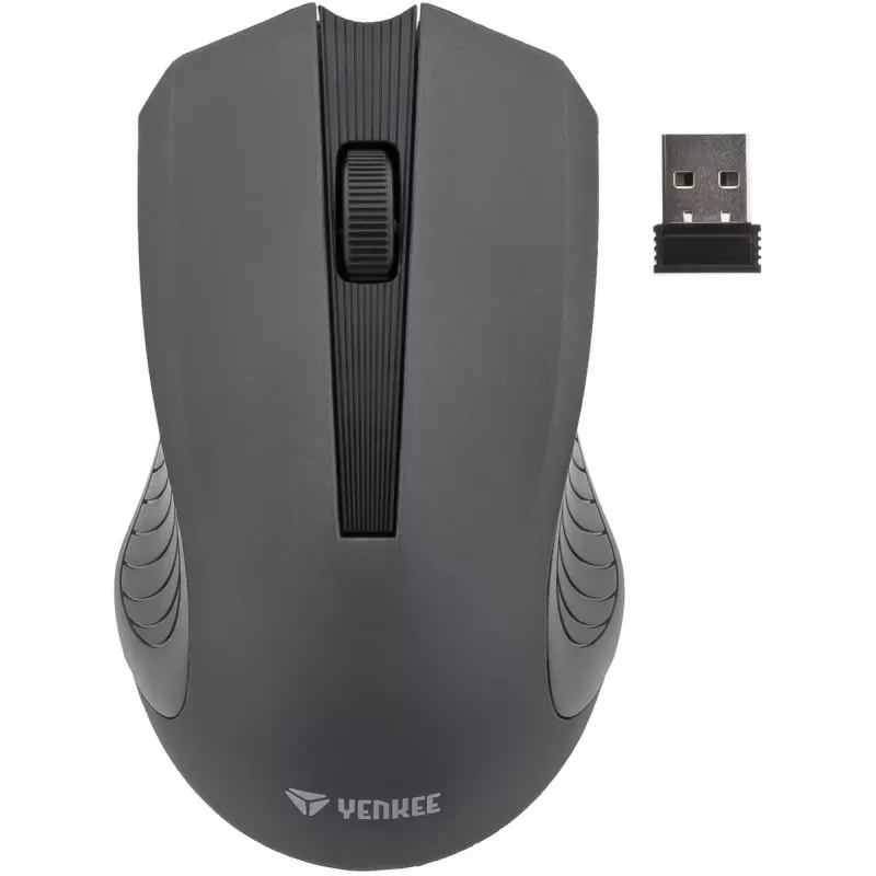 Bezvadu simetriskā pele 2.4GHz, 3 pogas, darbības rādiuss 10 m - Yenkee YMS 2015GY Monaco