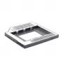 Gembird MF-95-02 plānais montāžas rāmis, 2,5" disks 5,25" nodalījumam