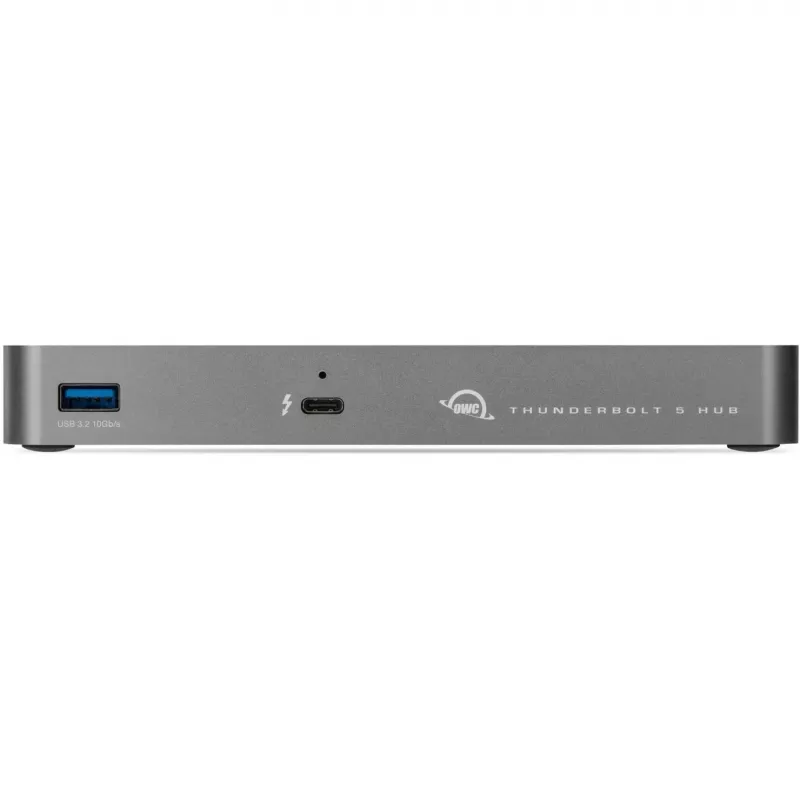 OWC Thunderbolt 5 Hub, dokstacija pelēka/melna, Thunderbolt 5, USB-A