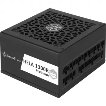 SST-HA1300R-PM 1300W, PC barošanas bloks melns, 9x PCIe, kabeļu pārvaldība, 1300 vati