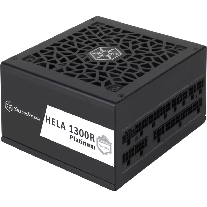 SST-HA1300R-PM 1300W, PC barošanas bloks melns, 9x PCIe, kabeļu pārvaldība, 1300 vati
