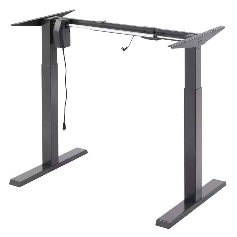 Ergo Office ER-433 elektriski regulējams galda rāmis, pelēks, max 123 cm, 80 kg - bez galda virsmas, stāvus/sēdus darbam