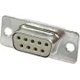 Harting 09 67 209 4704 D-Sub 1 sieviešu vadu savienotājs, pelēks metālisks, PBT korpuss