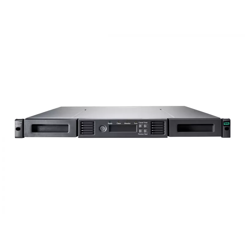Lentes automātiskā ielādētāja HPE Storage MSL 1/8 Gen3 0-diskdzinis, FC interfeiss, LTO, 360 TB (saspiests), 300 MB/s