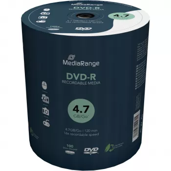 MediaRange MR442 tukšs DVD-R disks 4.7 GB 100 gab.