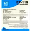 USB Wi‑Fi / Bluetooth adapteris INTER-TECH EP-119, Wi‑Fi 5 (802.11ac) divjoslu 600 Mbit/s
