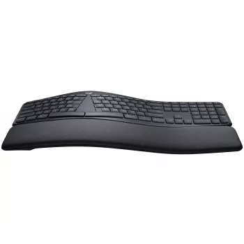 Logitech ERGO K860 - Bezvadu ergonomiskā tastatūra - 2,4 GHz, Bluetooth 5.0 - QWERTY - Spāņu - Grafīts