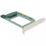Delock - Speicher-Controller - 2.5 (6,4 cm) - U.2 NVMe / SATA 6Gb/s - 600MBps - PCIe 4,0 x16 (90051)