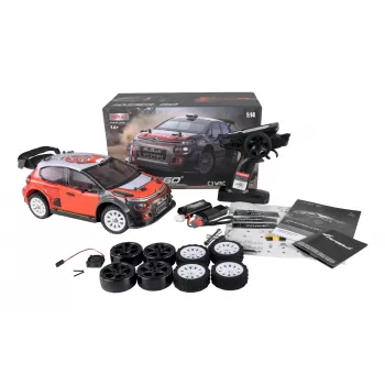 Amewi C3 WRC radio vadāms rallija auto elektrisks 1:14