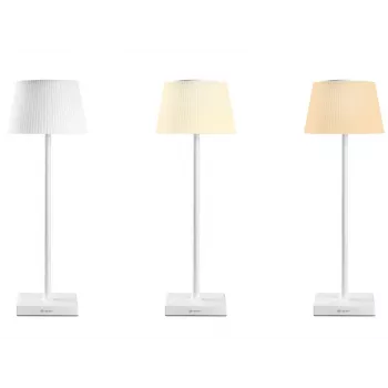 Galda lampa TRACER Pluto White TRAOSW47233 LED ar regulējamu spilgtumu, balta