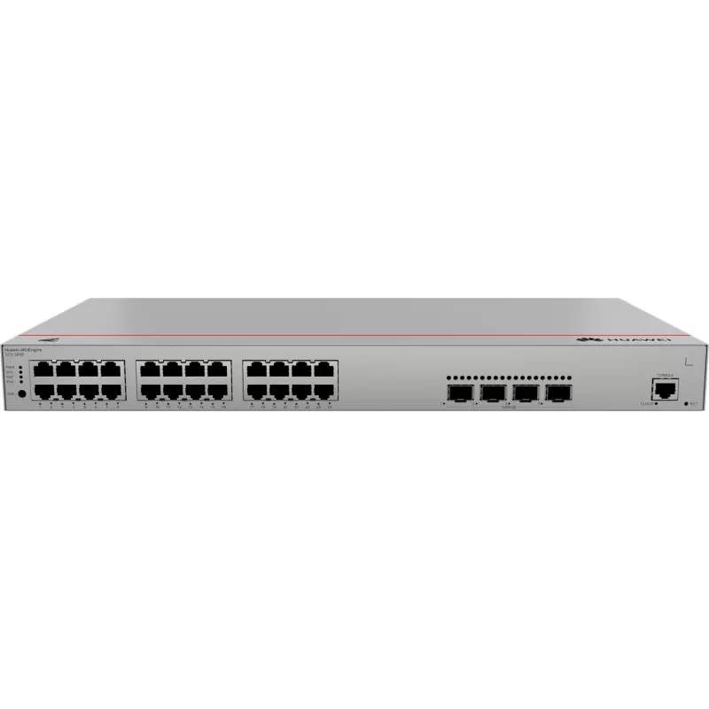 Huawei S310-24P4X Gigabit PoE viedais slēdzis, 24x PoE, 4x SFP+, 19 inch statīvs