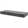 19 collu LCD KVM konsole DIGITUS DS-72211-5US, 16 portu Cat 5, 1366x768, US International tastatūra
