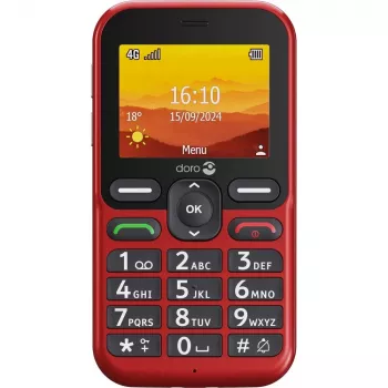 Doro Leva L10 4G, lielpogu telefons, sarkans (380571)