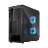 Fractal Design Focus 2 RGB Tempered Glass Mid Tower ATX datora korpuss - Melns