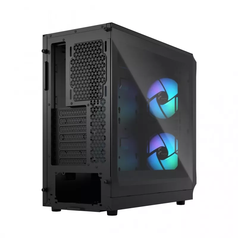 Fractal Design Focus 2 RGB Tempered Glass Mid Tower ATX datora korpuss - Melns