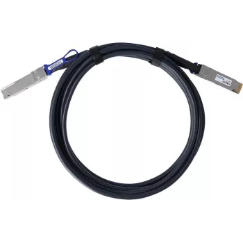 BlueOptics MCP1660-W001E30-BL QSFP-DD DAC kabelis, 1 m, melns