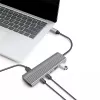 LOGILINK Ultra Slim USB 3.2 Hubs ar 2x USB-A un 8x USB-C, PD 100W