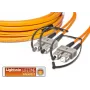 Lightwin augstas kvalitātes plakanā dupleksā LWL patch kabelis, MM OM2, SC - SC (LDP-50 SC-SC 3.0 FD)