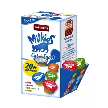 Sausie gardumi kaķiem animonda Milkies 15 g — gardums pieaugušiem kaķiem, 15 g paciņa
