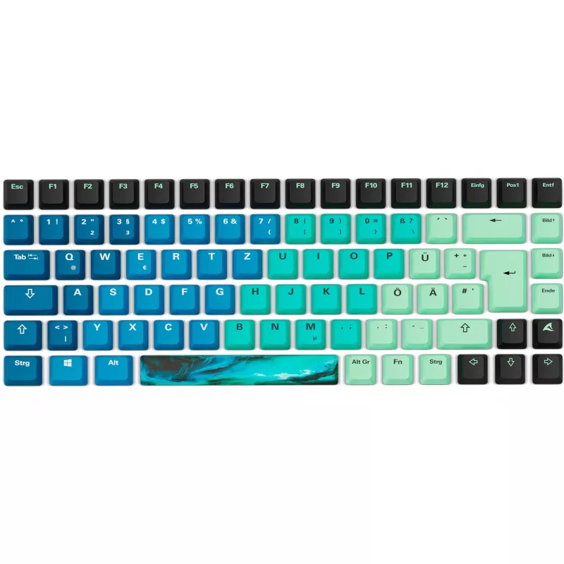 Sharkoon SKILLER SGK50 S3 Design Bundle D4 – PBT taustiņu komplekts un pelētājs