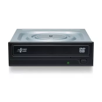 Iekšējais DVD±RW diskdzinis HITACHI Hitachi-LG Super Multi DVD-Writer GH24NSD6, paplātes tipa, melns, SATA, 24x DVD, 48x CD, 146×165×41.3 mm