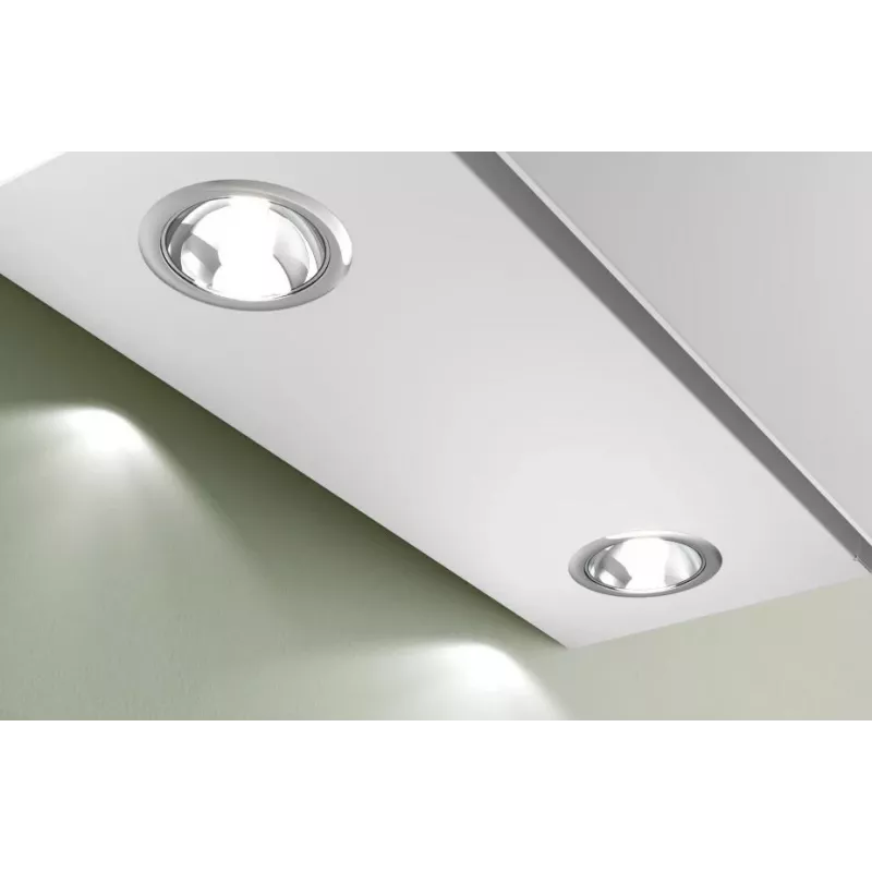Sienas nosūcējs Bosch DWK65DK20, 590×325×690 mm, 550 m³/h, 3 ātrumi, 62 dB, balts, alumīnija tauku filtrs