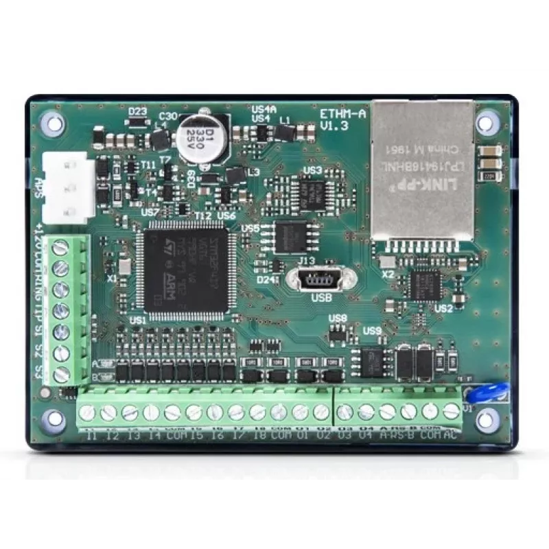 SATEL ETHM-A paziņojumu modulis signalizācijas sistēmām, 12 V, 80 mA, 83×26×60 mm