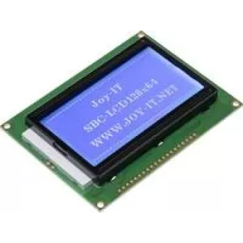Joy-it LCD-Displejs Balts Zils 128 x 64 pikseļi (P x A x D) 93 x 70 x 12 mm (LCD128x64SPI)