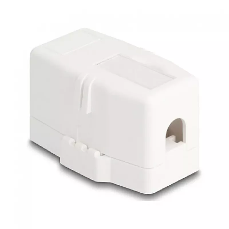Delock 85841 Keystone tukšs korpuss, 1 ports, magnētiskais pamats, balts