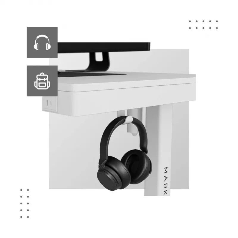 Elektriski regulējams rakstāmgalds MA-Leader 8.2 White