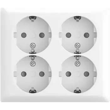 BUSCH JAEGER SCHUKO Kontaktligzda 4f AP Safety 404 EAB-524 (2TKA00005535)