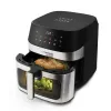 Gaisa fritējs ESPERANZA EKA005, 8 L, 1600 W, skārienvadība, 10 programmas, nerūsējošais tērauds, melns